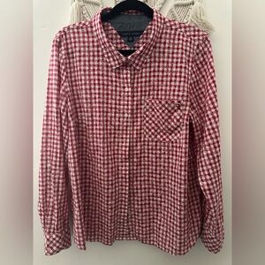 Tommy Hilfiger | floral gingham button top